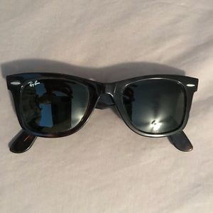 Authentic Ray ban wafers tortoise